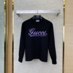 Gucci Jacquard Crew Neck Sweater
