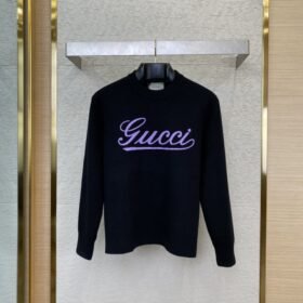 Gucci Jacquard Crew Neck Sweater