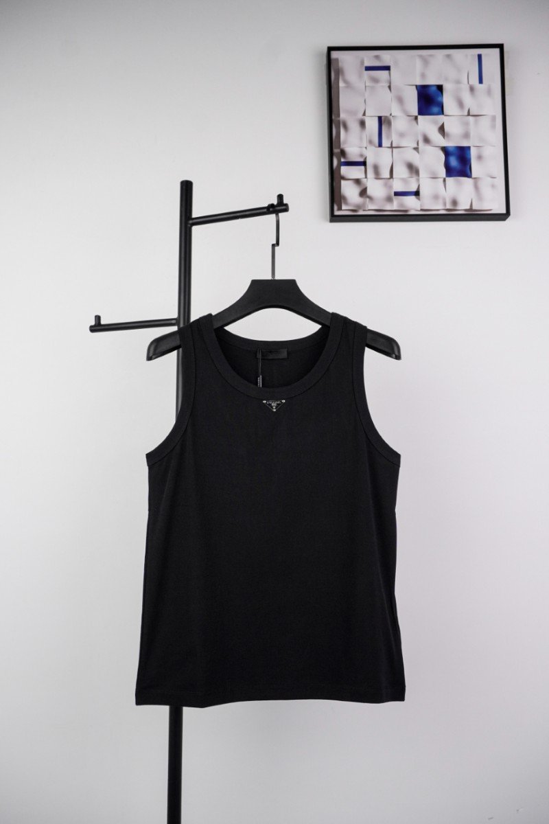1-107-2.jpg Prada Tight Vest Black - 图片 1