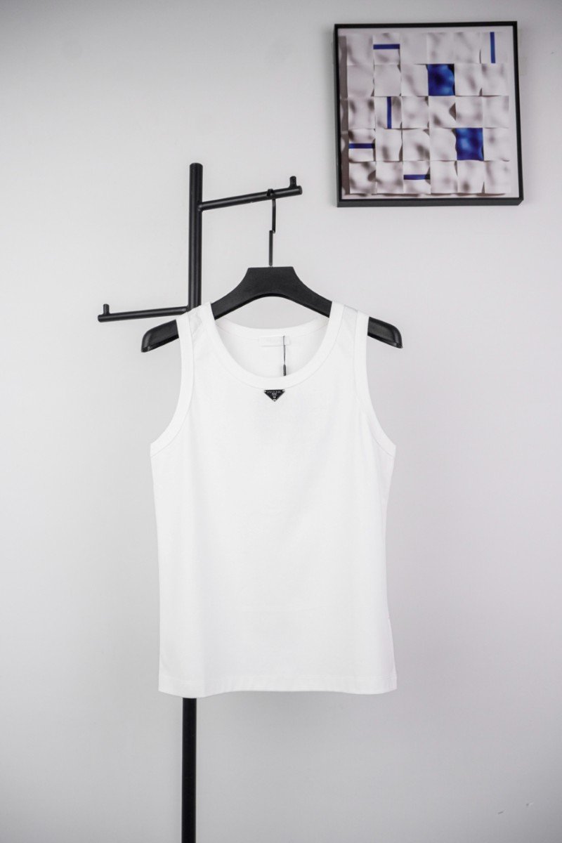 1-108-2.jpg Prada Tight Vest White - 图片 1