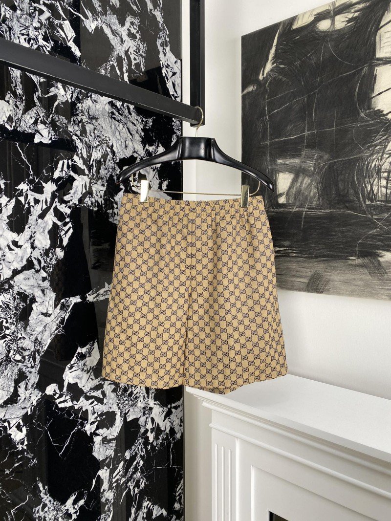1-110-1.jpg Gucci Double G Jacquard Shorts - 图片 1