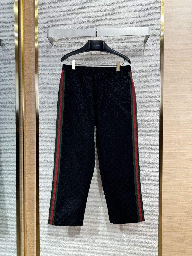 1-113-1.jpg Gucci Double G Jacquard Webbing Trousers 1 - 图片 1