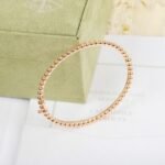 Van Cleef and Arpels Perl??e pearls of gold bracelet medium model - 图片 2