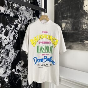 Balenciaga Bienne Foam Print Short Sleeve 2