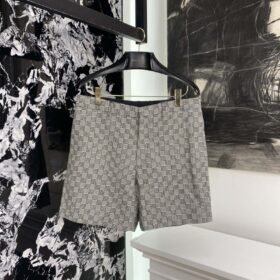 LV Plaid Suit Shorts