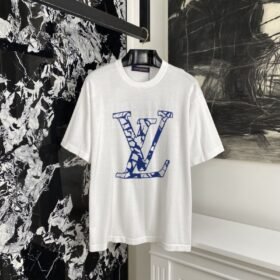 LV Ski Jacquard Round Neck Short Sleeve