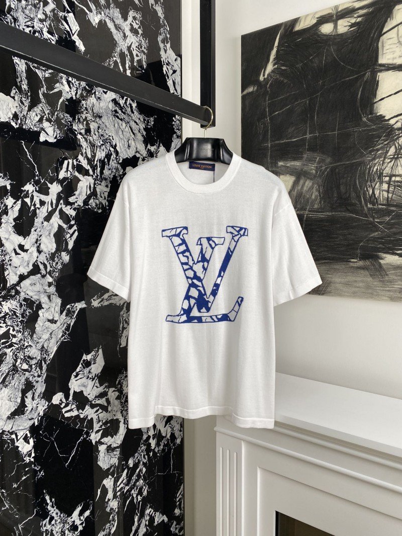 1-161-1.jpg LV Ski Jacquard Round Neck Short Sleeve - 图片 1