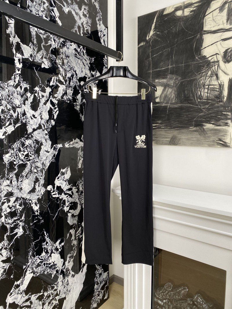 1-166-1.jpg LV Webbing Embroidered Trousers - 图片 1