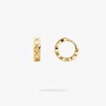CHANEL Coco Crush mini hoop Quilted motif