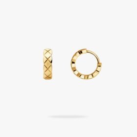 CHANEL Coco Crush mini hoop Quilted motif