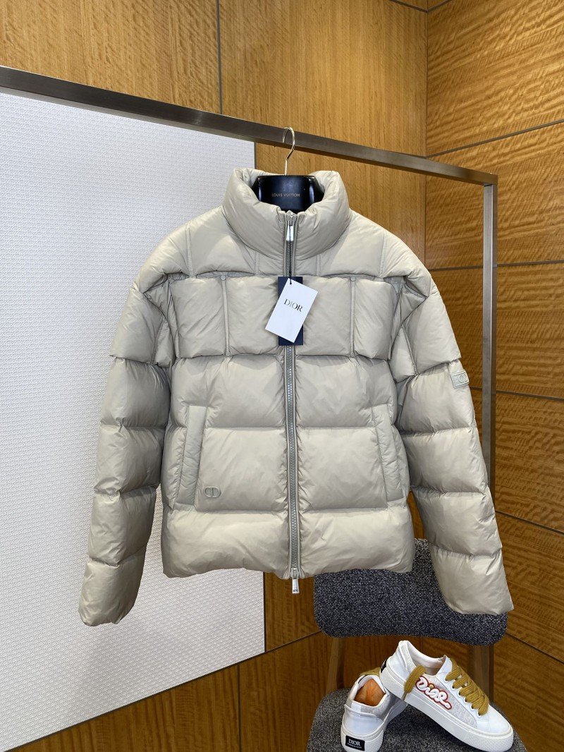 1-2-10.jpg Dior Cuff-Label Stand Collar Down Jacket 5 - 图片 1