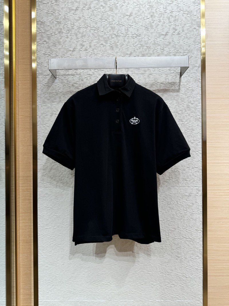 1-210.jpg Prada Embroidered Polo Shirt 2 - 图片 1