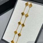 Van Cleef and Arpels Vintage Alhambra necklace 10 motifs - 图片 4