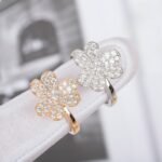Van Cleef and Arpels Frivole ring 1 flower - 图片 9