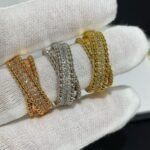 Van Cleef and Arpels Perl??e diamonds duo ring - 图片 4