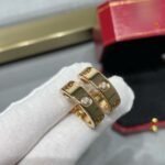 CARTIER LOVE hoop earrings classic model 2 diamonds - 图片 4