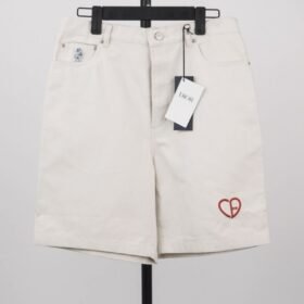 Dior Cd Little Heart Embroidered Shorts