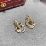 CARTIER Trinity earrings half-paved - 图片 2
