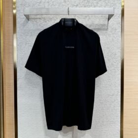 Balenciaga Short Sleeve T-Shirt With Rhinestones