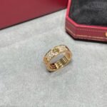 CARTIER LOVE ring classic model paved - 图片 4