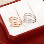 CARTIER Juste un Clou ring double half-paved - 图片 4
