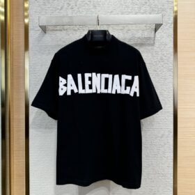 Balenciaga Tape Print Short Sleeve T-Shirt 2