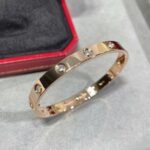 CARTIER LOVE bracelet classic model10 diamonds - 图片 2