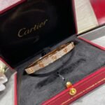 CARTIER LOVE bracelet classic model paved - 图片 4