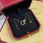 CARTIER LOVE bracelet on chain paved - 图片 2