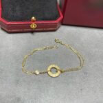 CARTIER LOVE bracelet on chain 2 diamonds - 图片 2