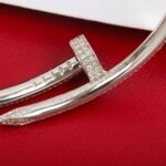 CARTIER Juste un Clou bracelet classic model half-paved - 图片 5