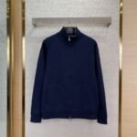 Dior Cashmere Jacket Coat Navy