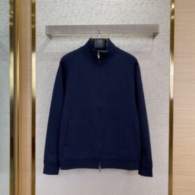 Dior Cashmere Jacket Coat Navy