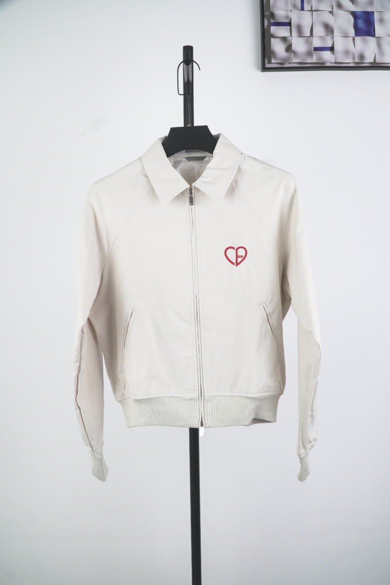 1-5.png Dior Cd Small Heart Embroidered Jacket Jacket - 图片 1