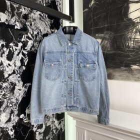 Dior Denim Jacket In Twill Fabric