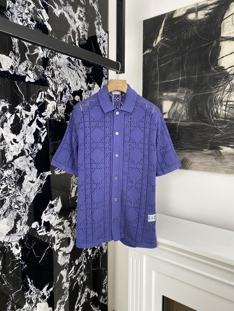 1-66-5.jpg Dior Cutout Short Sleeve Shirt 2 - 图片 1