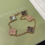 Van Cleef and Arpels Vintage Alhambra bracelet 5 motifs - 图片 2