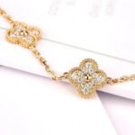 Van Cleef and Arpels Vintage Alhambra bracelet 5 motifs - 图片 3