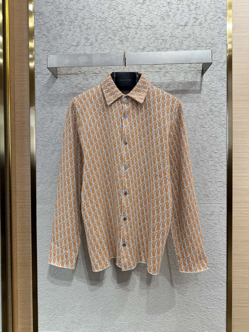 1-74-4.jpg Dior Jacquard Lapel Shirt 1 - 图片 1