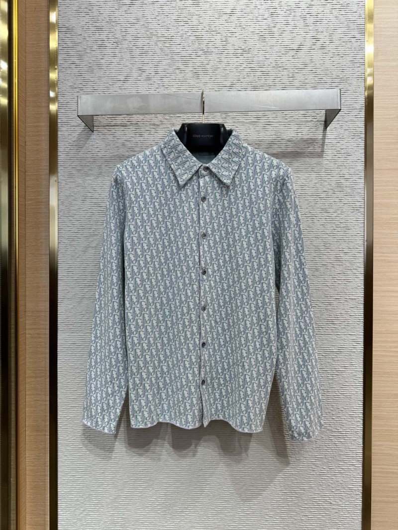 1-75-4.jpg Dior Jacquard Lapel Shirt 2 - 图片 1