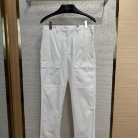 Dior Logo Embroidered Nameplate Work Pants 1