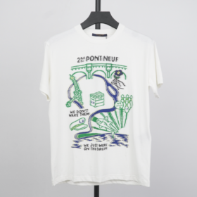 LV Multi-Element Branding Pattern Short Sleeve