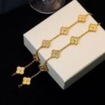 Van Cleef and Arpels Vintage Alhambra bracelet 5 motifs - 图片 8