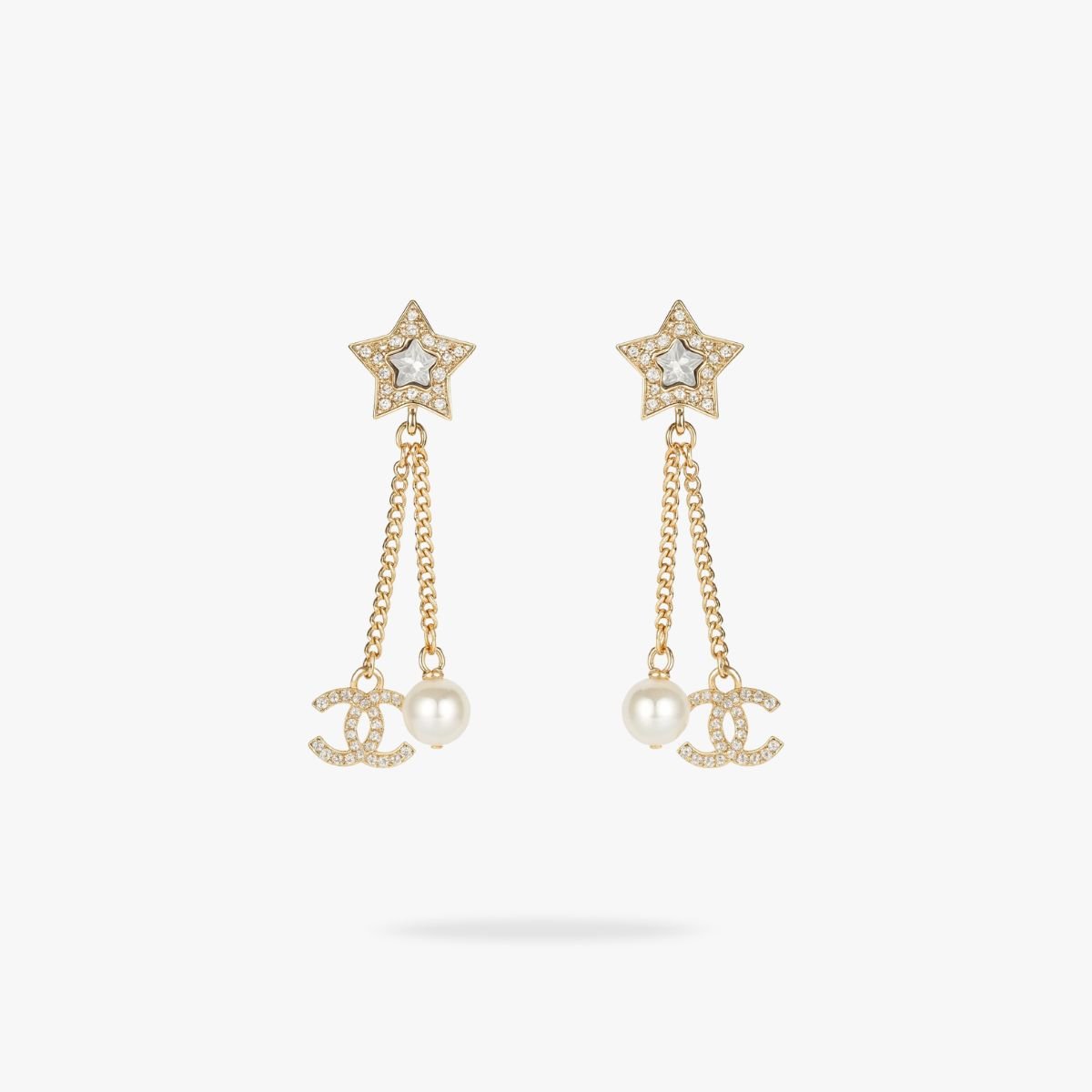 11-1.jpg CHANEL CC Star Pearl earrings - 图片 1