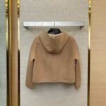 Fendi Old Flower Reversible Cashmere Short Jacket Khaki - 图片 2