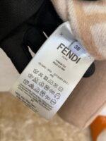Fendi Old Flower Reversible Cashmere Short Jacket Khaki - 图片 10