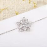 Van Cleef and Arpels Lotus openwork bracelet mini model - 图片 6