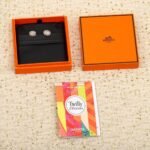 HERMES Chaine d??ancre Divine stud earrings, small model - 图片 5