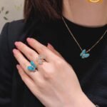 Van Cleef and Arpels Two Butterfly pendant - 图片 6