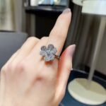Van Cleef and Arpels Frivole ring 1 flower - 图片 8